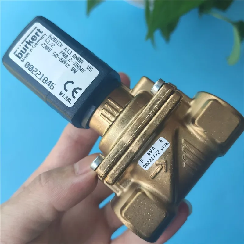 2025.4 Burkert6281EV صمام الملف اللولبي A 13.0 BNR G1/2 Bode Stock 00221844 0012218