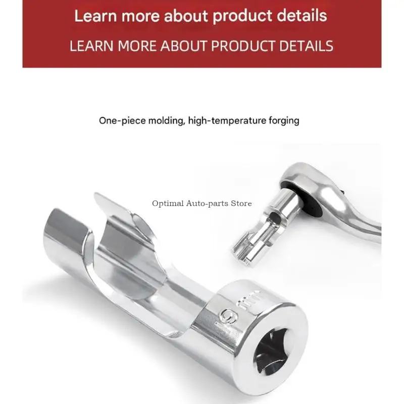  Engine Fuels Line And Oxygen Sensors Removal Tool Oil Pipe Disassembly Sleeve Collection Hexagonal Repair Tool For Mechanic