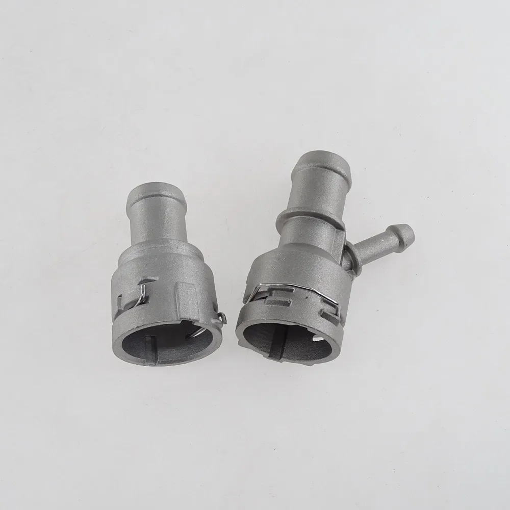 

Coolant Heater Hose Connector Connector Flange Aluminum kit 1K0122291 3B0122291B for TT A3 Q3 Golf Jetta Passat