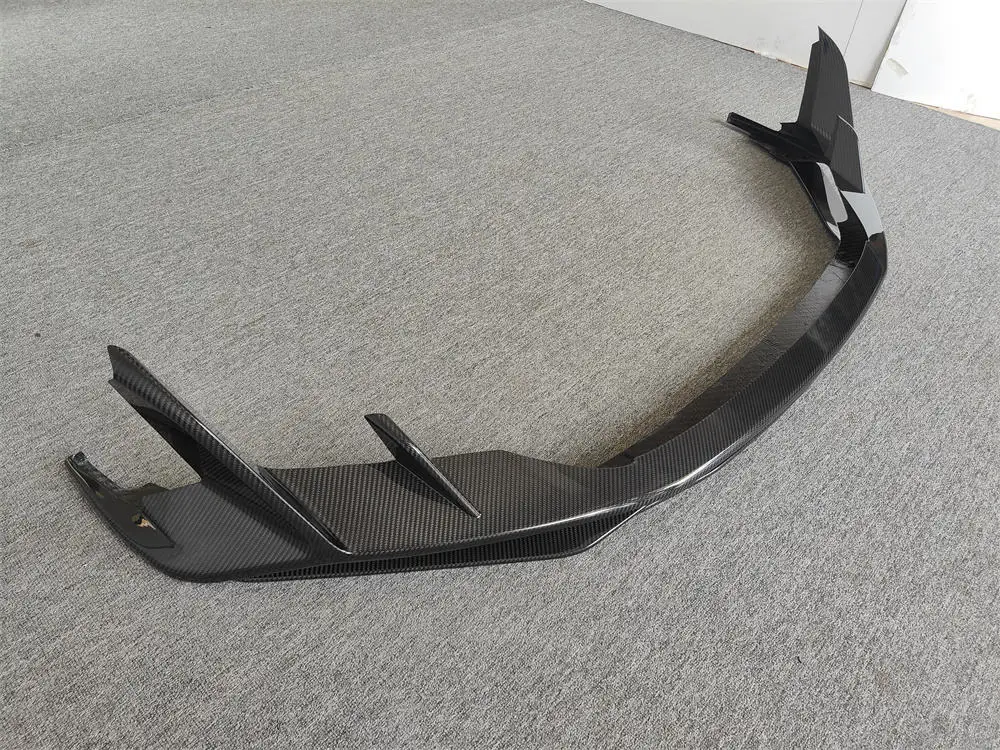 Modified Dry Carbon Fiber Front Lip and Front Bumper Body Kit CP Style for New R8