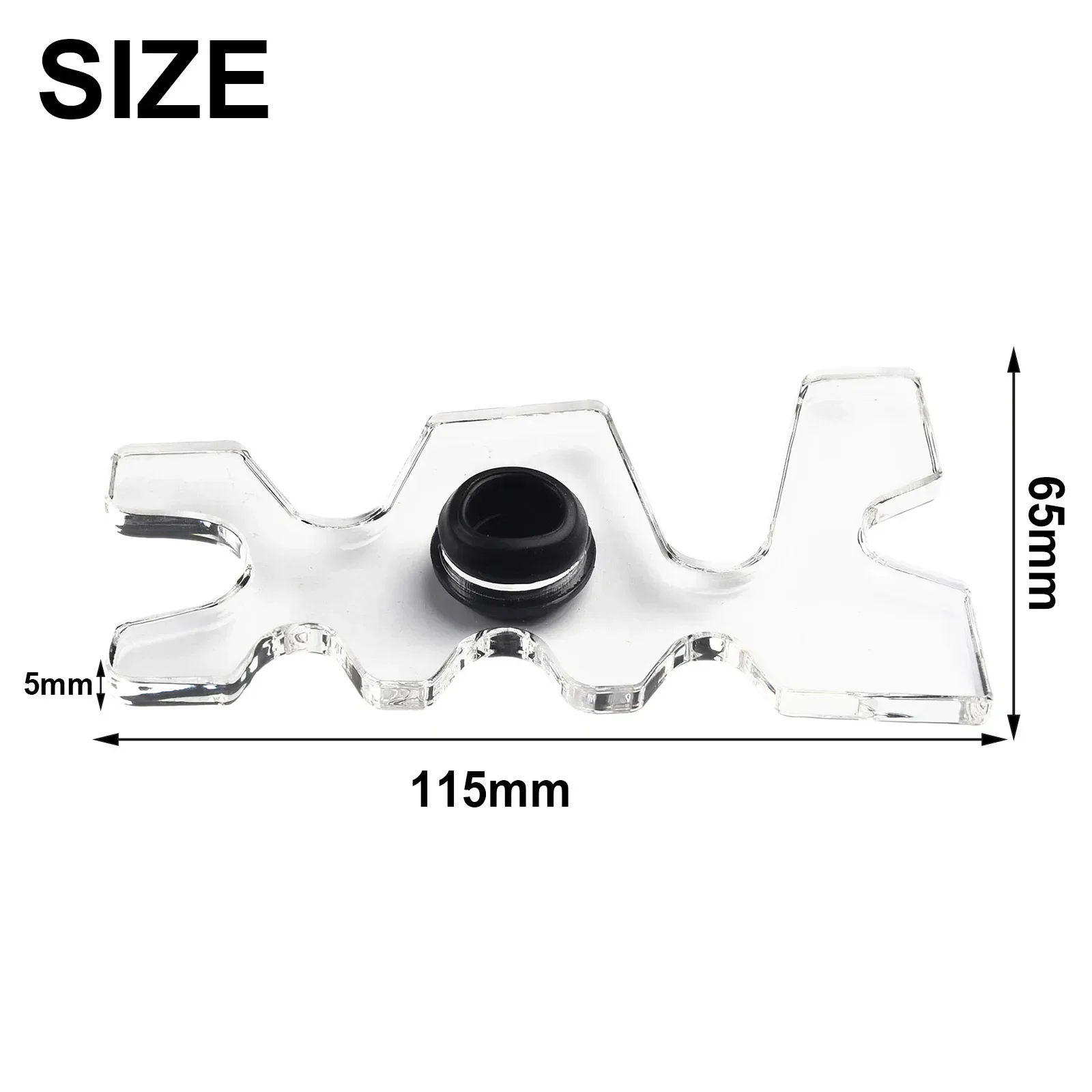 High Quality Acrylic Billiard Cue Head Holder Fits Most Pool Cues Functional Design For Snooker Game Enhancing Cue Rest Bridge