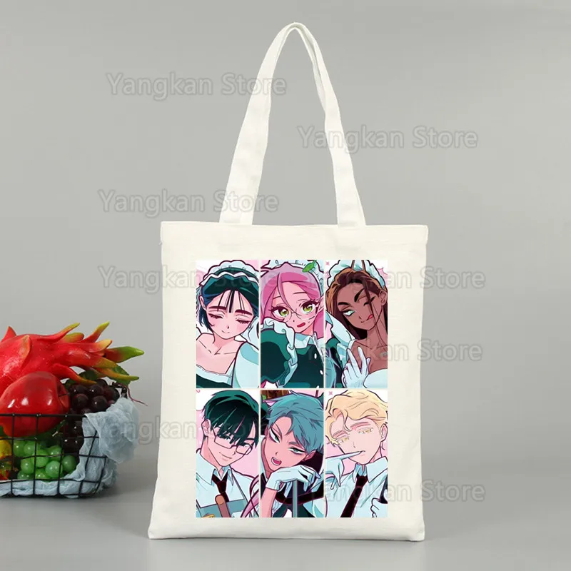 

Alien Stage Canvas Bag Women Girls Simple Large Capacity Storage Handbag Shoulder Bag Tote Reusable Student Bookbag