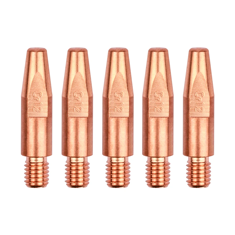 SAF441 5PCS Contact Tip Water Cooled Welding Accessories Conductive  MIG Machine Industrial Wire Feeding Pipe Water Supply Cable