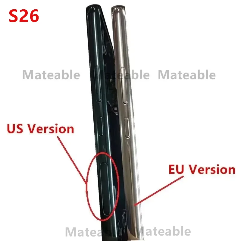 S 26 For Samsung Galaxy S26 S942 Middle Frame Housing Board LCD Faceplate Bezel Replace Repair Parts + Side Buttons