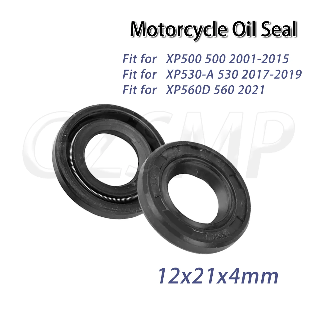 

2/4/10pcs Fit for YAMAHA XP500 2001-2015 XP530-A 530 2017-2019 XP560D-A 560 Motorcycle 12x21x4mm Oil Seal Cover