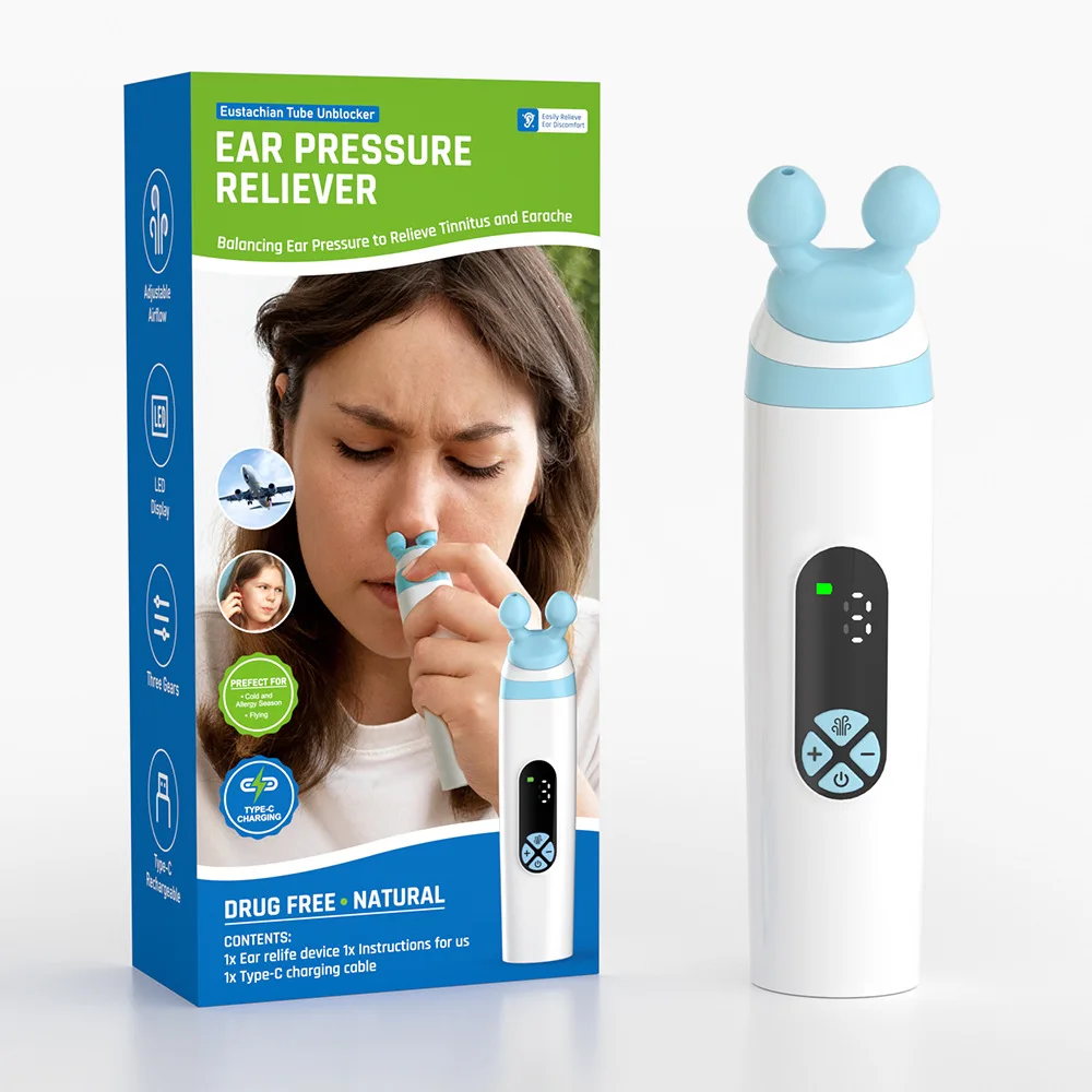 

Electric Tinnitus Relief Device Ear Pressure Expander Treat Ringing Relieve Pain Dizziness Otitis Improve Hearing Ear Care Tools