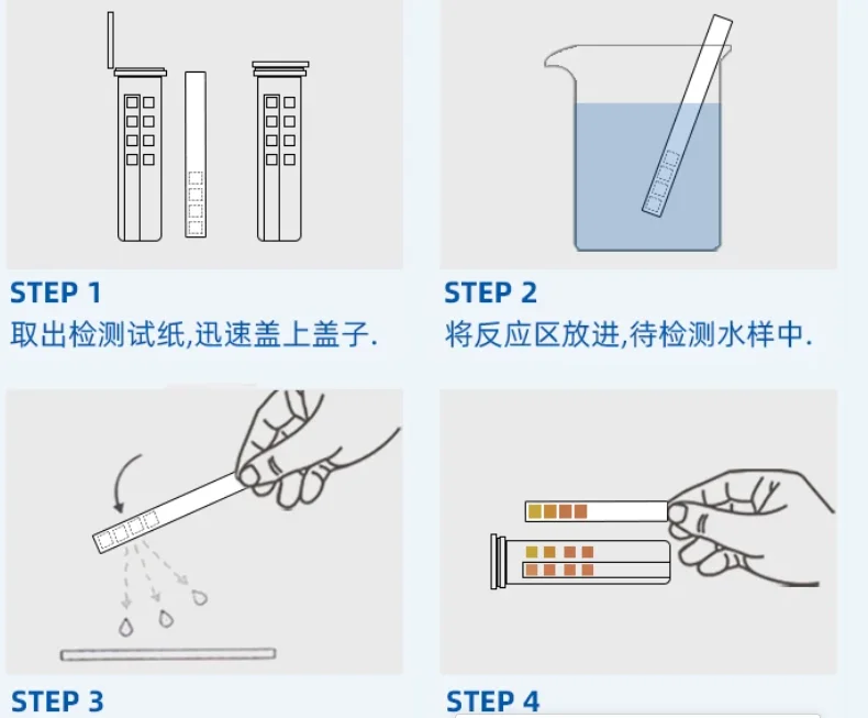 Applicable to nitrite test paper electroplating wastewater nitrate reagent kit MN91313 91311 91322