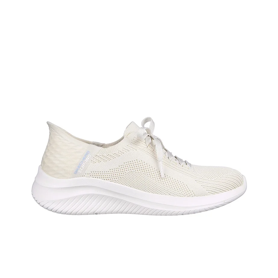 Skechers Ultra Flex 3.0 Cushioning Abrasion Resistant Lightweight Low top Casual Shoes Women's White 149710-NAT - view 3