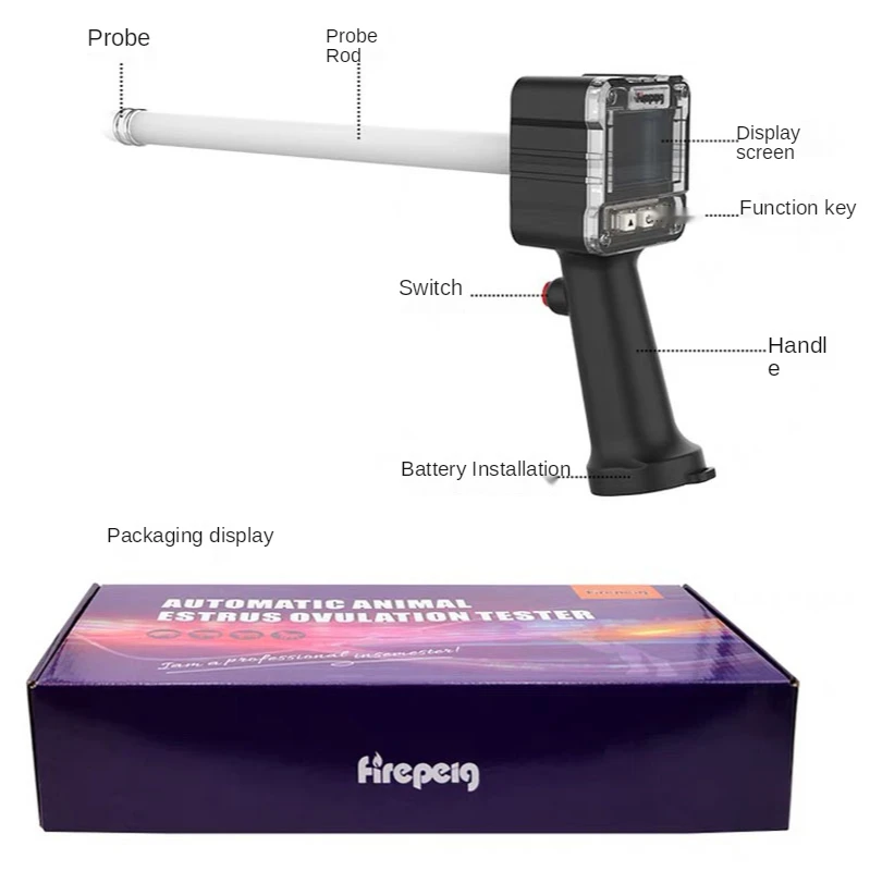 جديد جديد البقرة الحصان الكلب اختبار الإباضة جهاز اختبار تأجير الخنازير كاشف أدوات التلقيح الاصطناعي عيادة الحيوانات الأليفة. #5