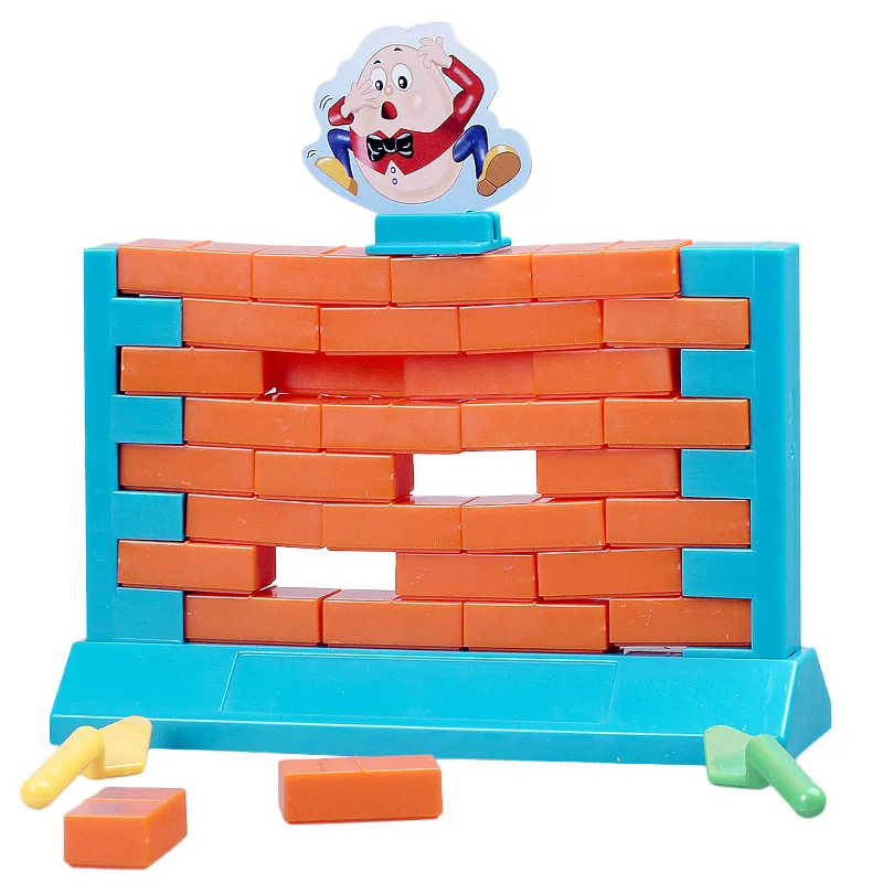 Board Game Novelty toy Wall Breaking Game Wall Building Block Multi-Person Parent-Child interactive Kindergarten Home Party Game