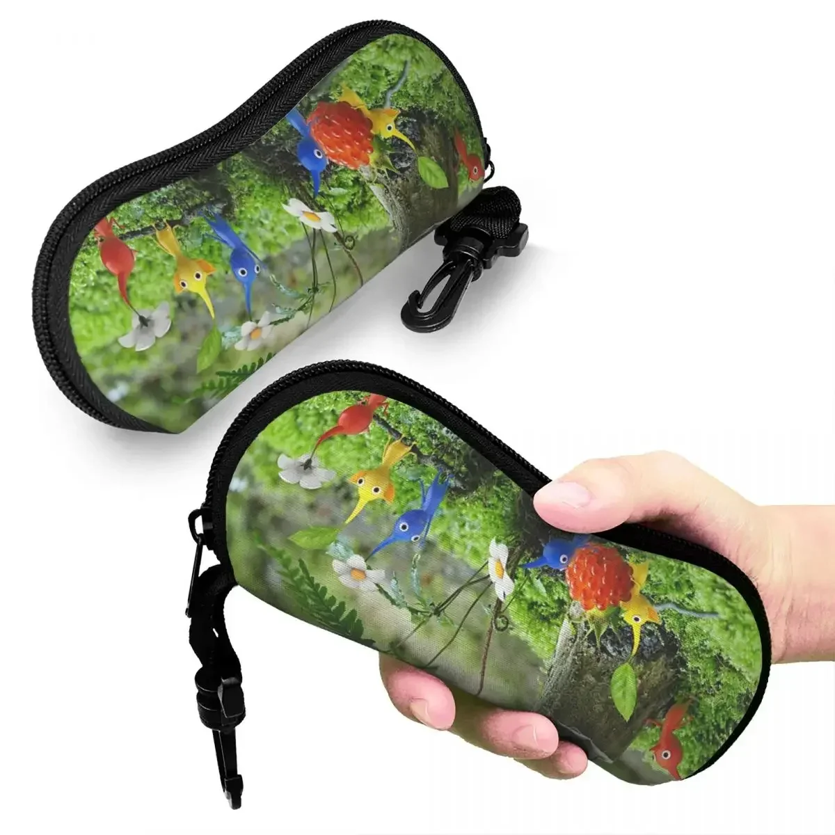 

Чехол для очков Pikmin 4, защитная коробка для солнцезащитных очков, женская и мужская мягкая сумка для очков, сумка