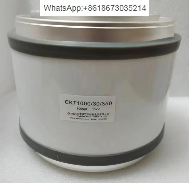 

Fixed vacuum capacitor CKT1000/30/350 1000pF 30kV high voltage high frequency capacitor