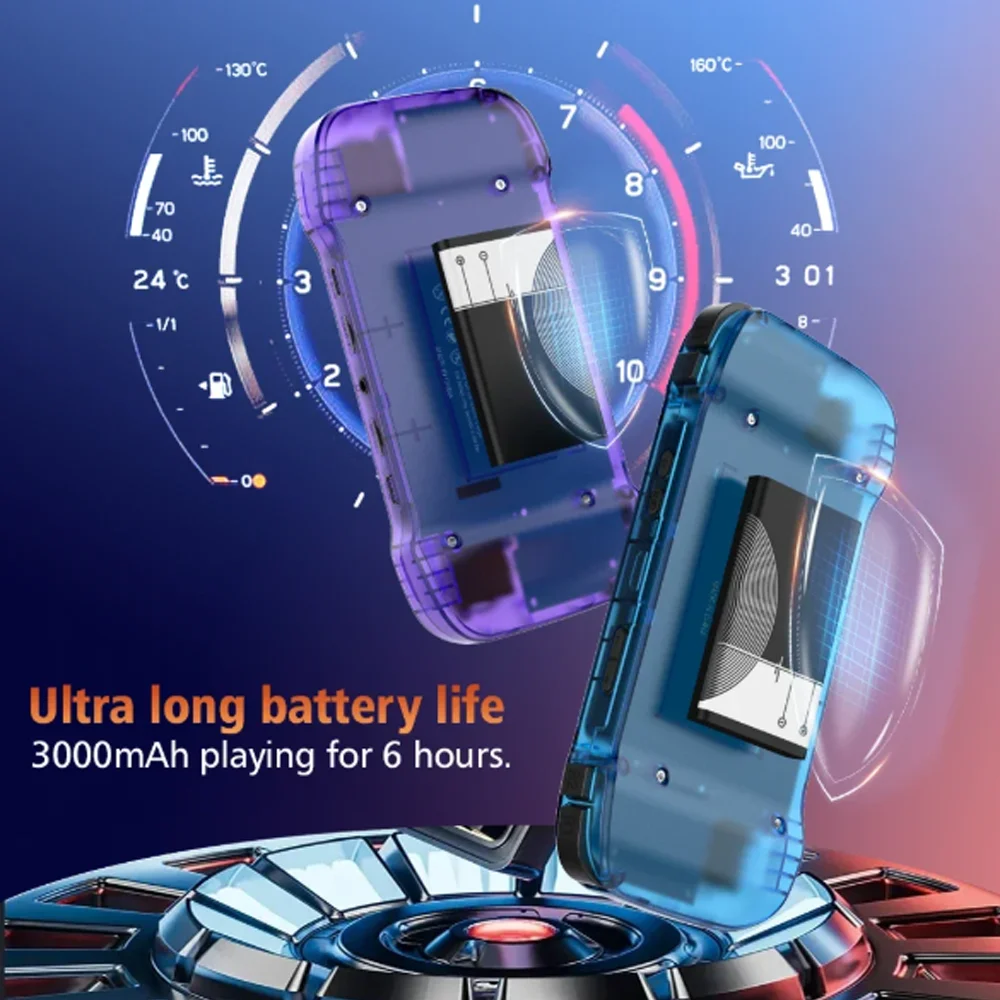 وحدة تحكم ألعاب Tolex R46H 4.2 بوصة HD IPS شاشة كلاسيكية R46H ريترو وحدة تحكم محمولة واي فاي مشغل فيديو معركة عبر الإنترنت