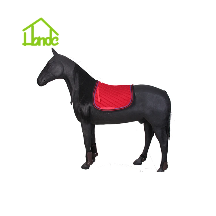 

Red Fish Scale Saddle Pad Horse / Horse Saddle Pads with Cotton Filling for Horse Products