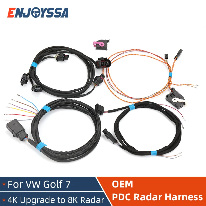 

OPS Rear 4K Radar Upgrade Front Back 8K Radar Harness PDC Wiring Harness for VW Golf 7 Lamando G7 Tiguan Tayron T-Roc