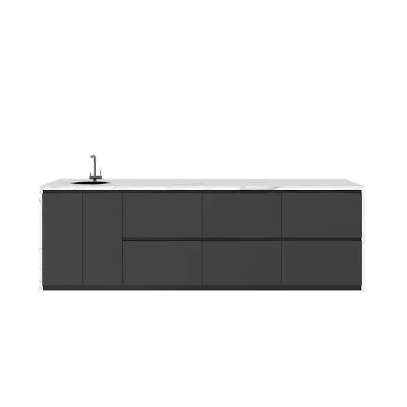 

integrated dining table, light luxury, household, open kitchen, upside down table, rock slab, multi-function, bar counter