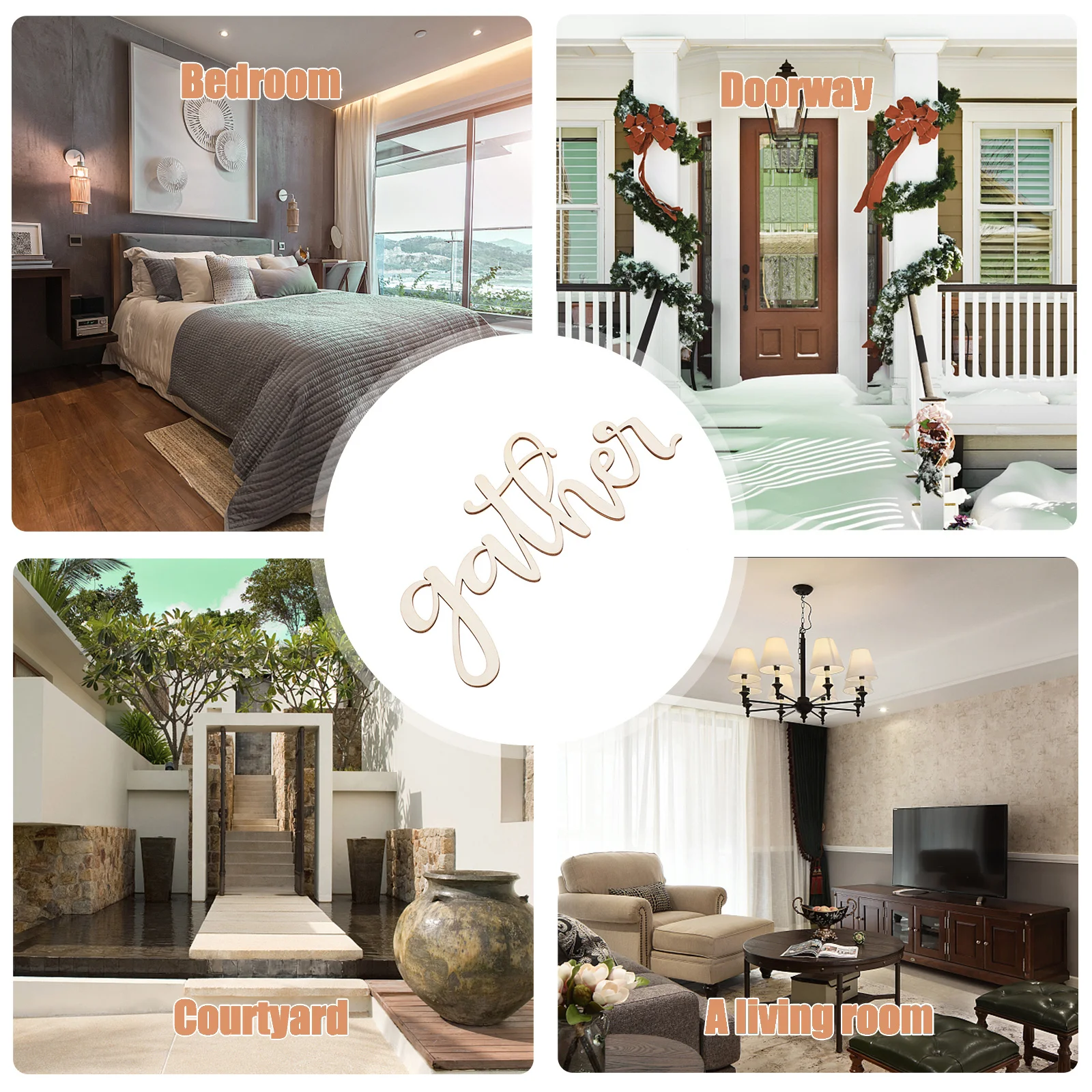 علامة تجميع خشبية معلقة ديكور ريفي مزرعة باب لوحة قلادة استخدام وقت طويل تصميم فني واقعي حيوي