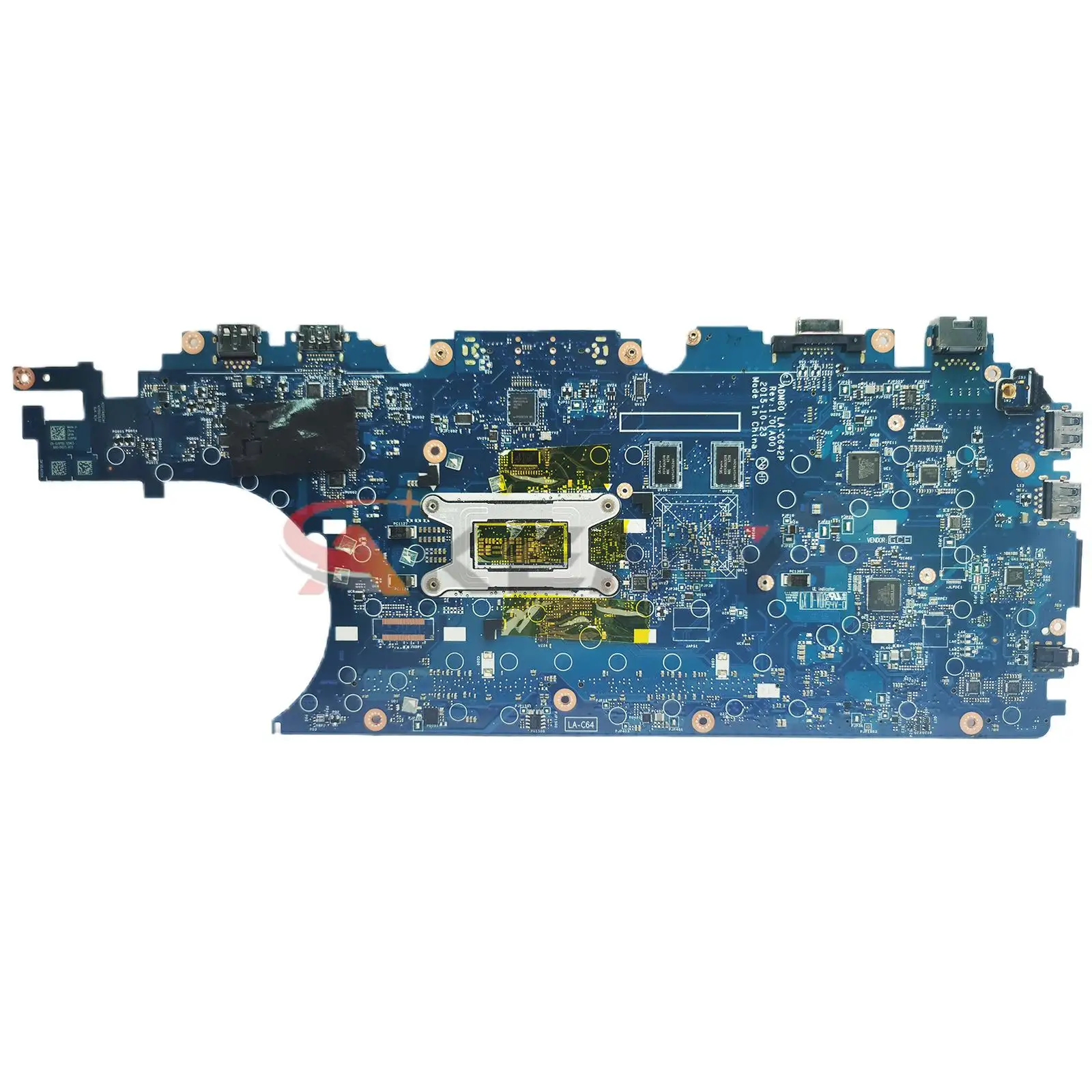 LA-C642P UNTUK Dell Latitude 5570 E5570 Motherboard Laptop dengan I5 I7 6th Gen Notebook CPU Mainboard CN-0J1PDD 0GVKV9 100% diuji