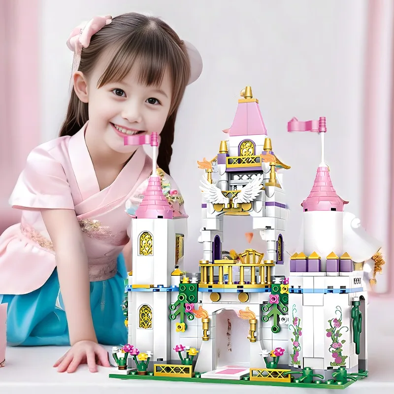 

Frozen Ice Queen Castle Toy for Girls Ideal Children Birthday Gift