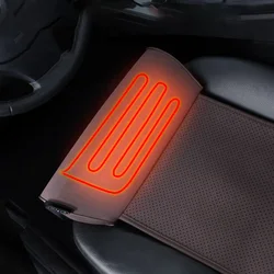 Car Seat Extender Leg Cushion Heating Massage Seat Cushion Auto Universal Leg Support Pillow Cover Vehicle Interior Accessories