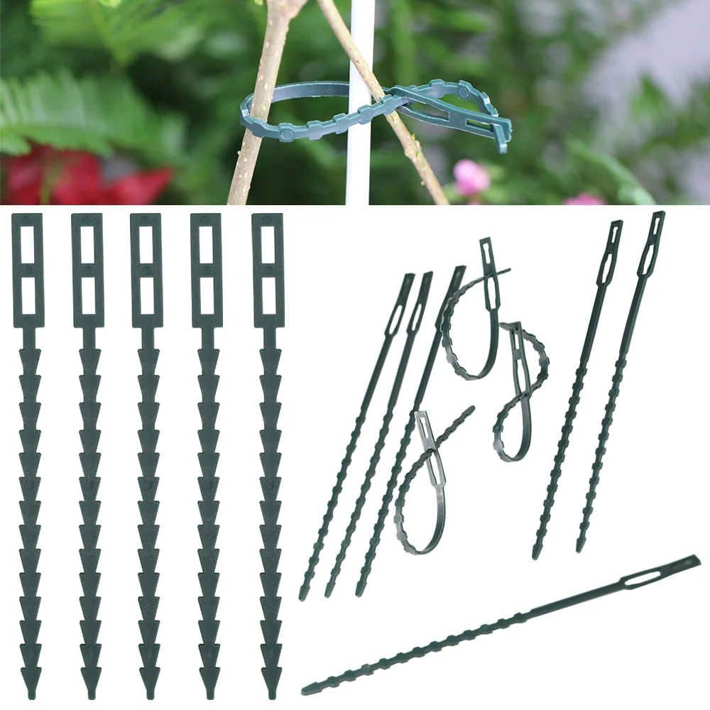 

Garden Adjustable Plant Ties Climbing Support Clips Branches Bender Fruit Flower Vegetable Strawberry Cherry Tomato Tools