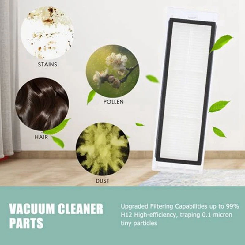 37PCS For Xiaomi Robot Vacuum X10 Replacement Spare Part Main Side Brush Hepa Filter Mop Cloth Dust Bag Accessories Kit