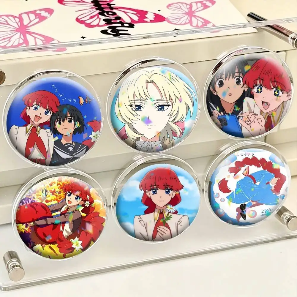 Goodbye Lara Anime  25mm 32mm 44mm 58mm 75mm Brooches Badges Pins for Accessories Gift
