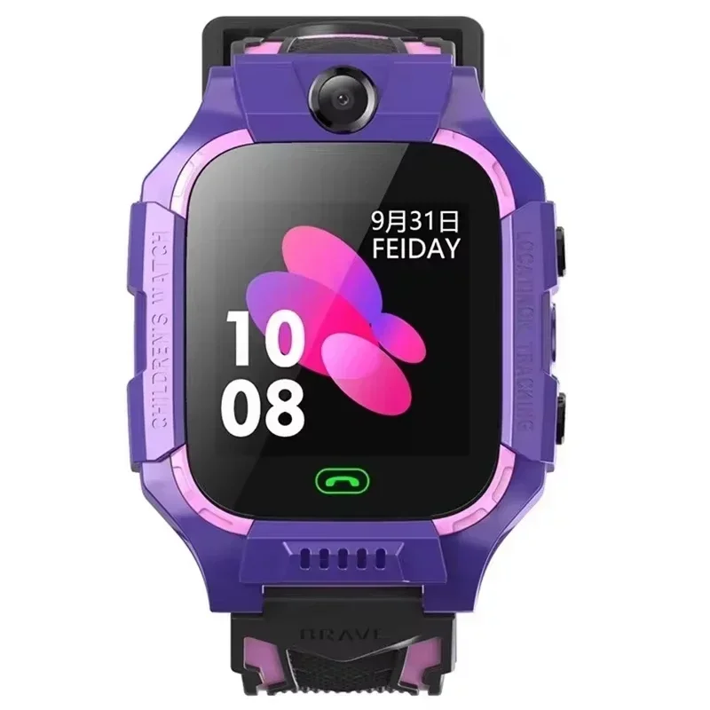 Lenovo Kinder GPS Wasserdichte Smartwatch 4G SIM-Karte Anruf Kamera Mini Elektronische Uhr Geburtstagsgeschenk für Kinder 2026 Neu