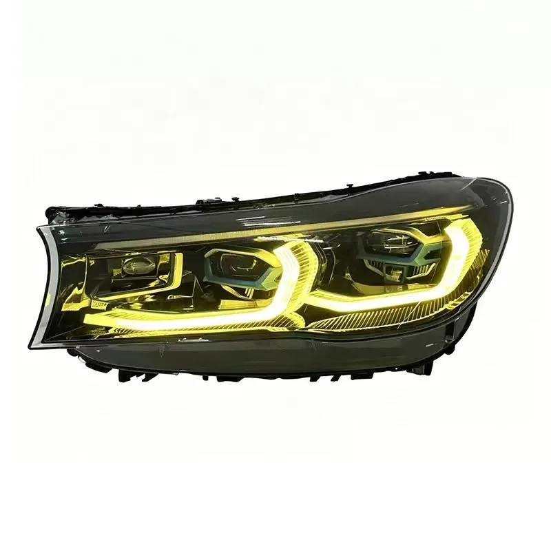 Suitable for the 2016/2018  7 Series G12 to 22 Dual Color LED Headlight Assembly, Flowing Daytime Running Headlight