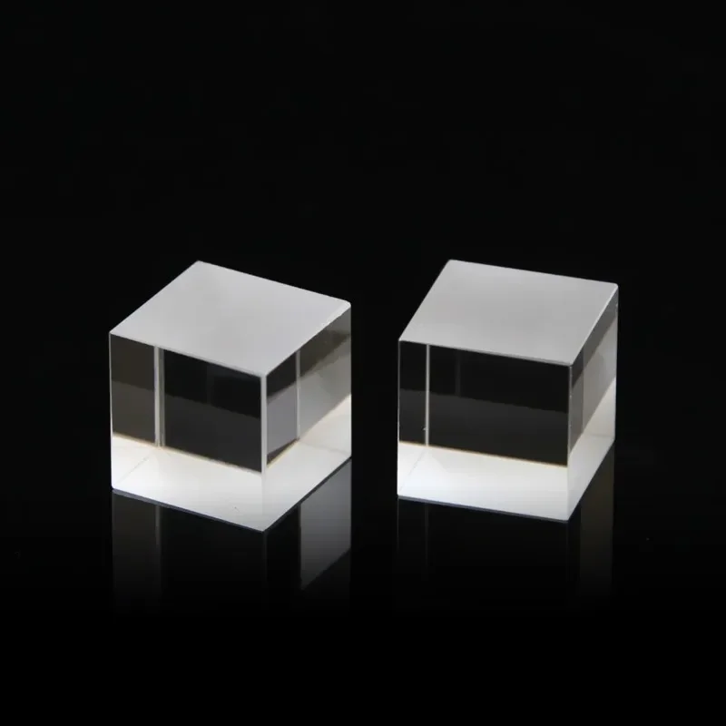 

Optical Glass Splitter Prism Semi-reversed Semi-transmissible Cubic Prism Processing Full Reflection Rectangular Prism Lenses