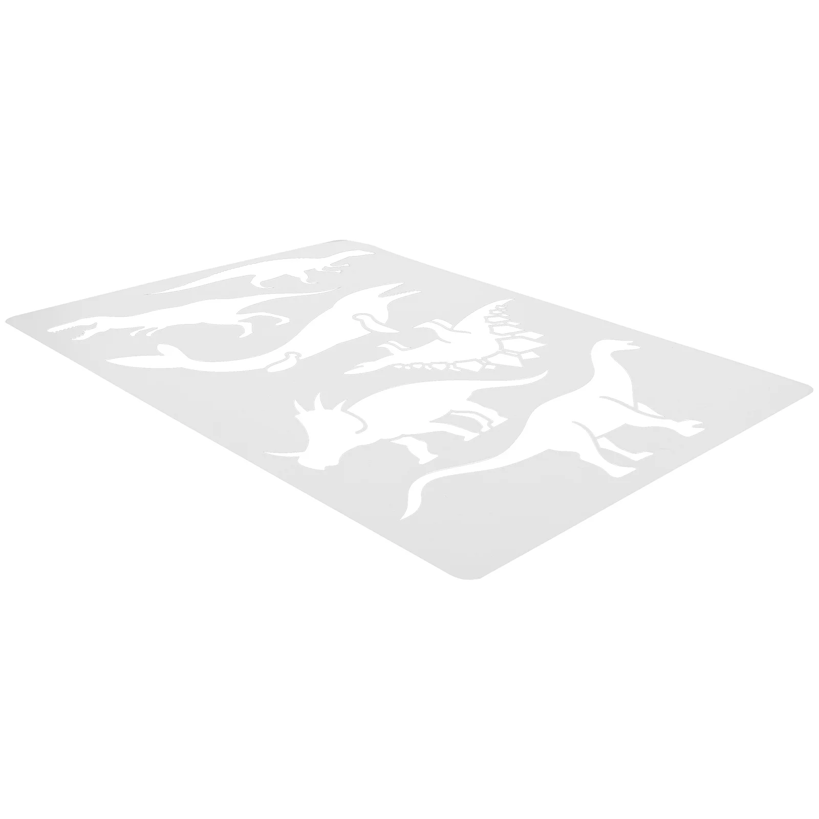 

Dinosaur Painting Template Hollow Out Reusable Stencil for DIY Drawing Art Craft Wall Decor Classroom Activities Handmade