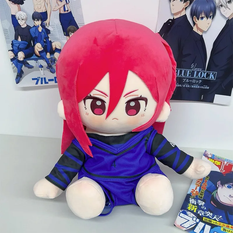 BLUE LOCK Plush Cartoon Anime Kawaii Nagi Seishiro Stuffed Figure Model Toys Cute Doll Limited Edition Collectable Kids Toy