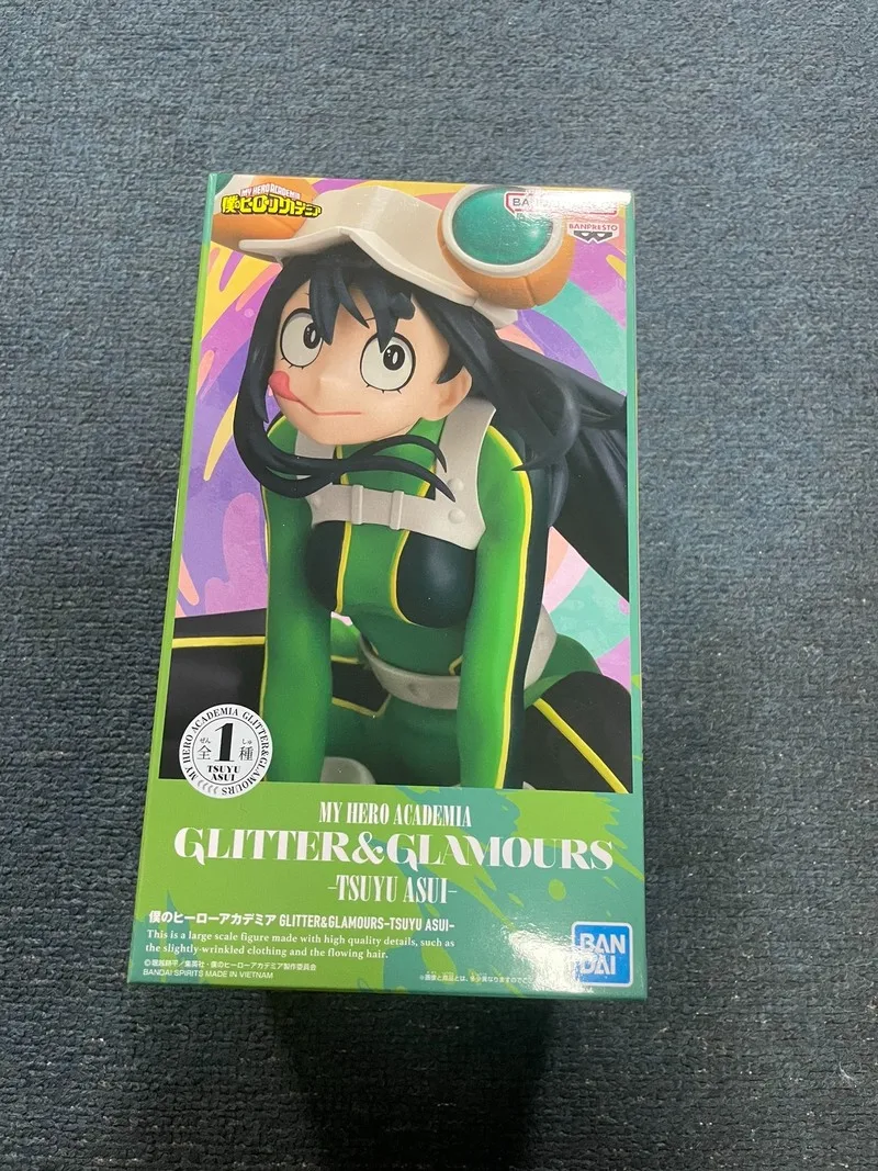 BANPRESTO GLITTER & GLAMOURS 14 cm Tsuyu Asui Anime Figure Action Figurine Collection Modello Giocattoli Regali di festa