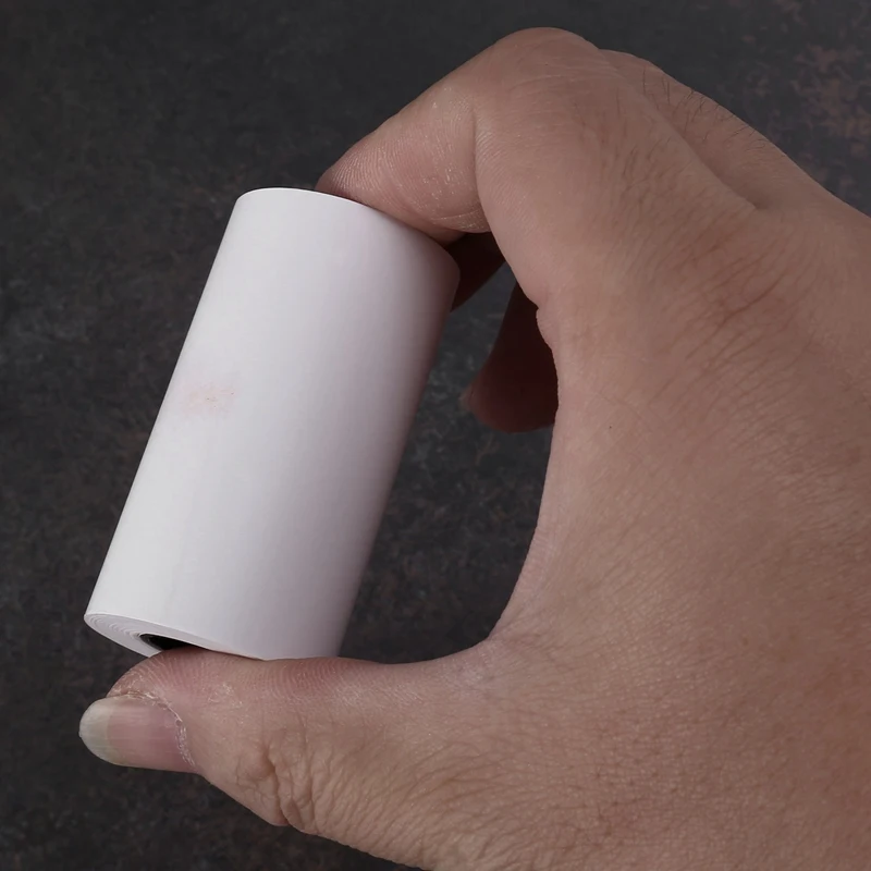 Printable Sticker Paper Blue On White Direct Thermal Paper Self-Adhesive 57 X 30Mm For PAPERANG Peripage Printer 12 Pack