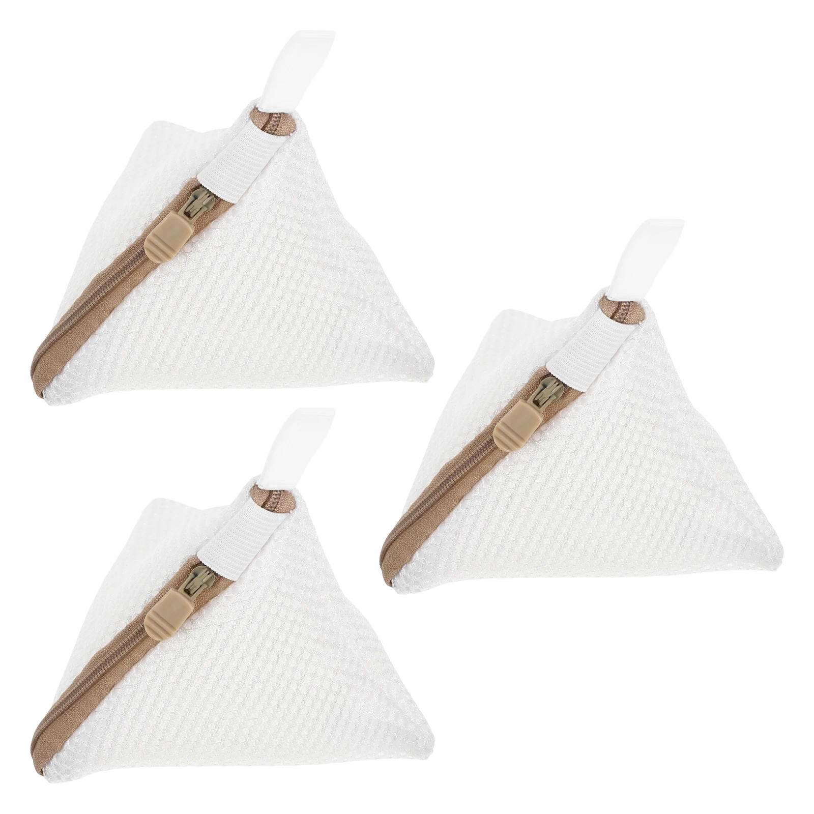 

3pcs Mini Mesh Bags For Washing Machine Tangle-Free Laundry Organizing Pouch Travel Dirty Clothes Bag Space-Saving
