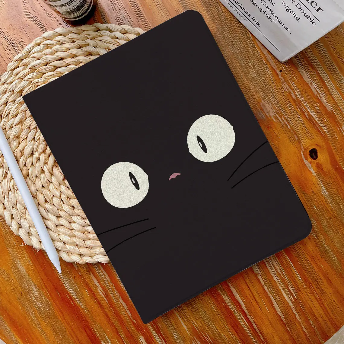Cat Face Big Eyes ipad case For Apple Air 10.9 iPad Pro 2020 Cover for iPad 10.2 11 12.9in 2021 Mini 5 6 Case