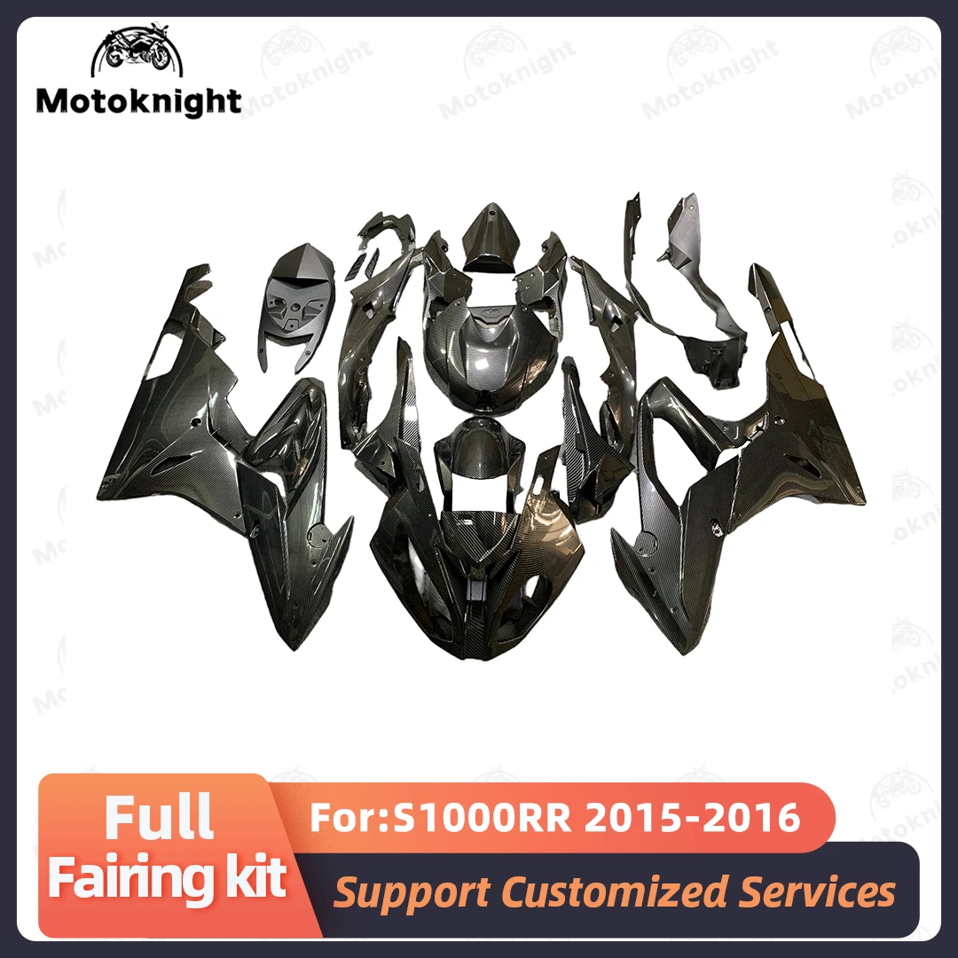 

NEW ABS Motorcycle Injection mold fairings kit fit For BMW S1000RR S1000 2015 2016 15 16 full fairing kit Carbon Fibre Paint