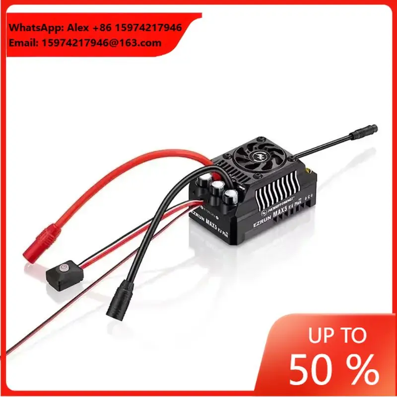 HOBBYWING EZRUN MAX5 HV PLUS G2 500A ESC 5690 56118SL Motors Sensored Brushless Combo For 1/7 1/8 RC Model Car Accessories