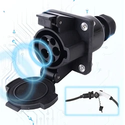 16A/32A/40A Adapter US Standard SAE J1772 Type 1 Charger Socket Plug Connector Adaptor Electric Vehicle Charging Socket