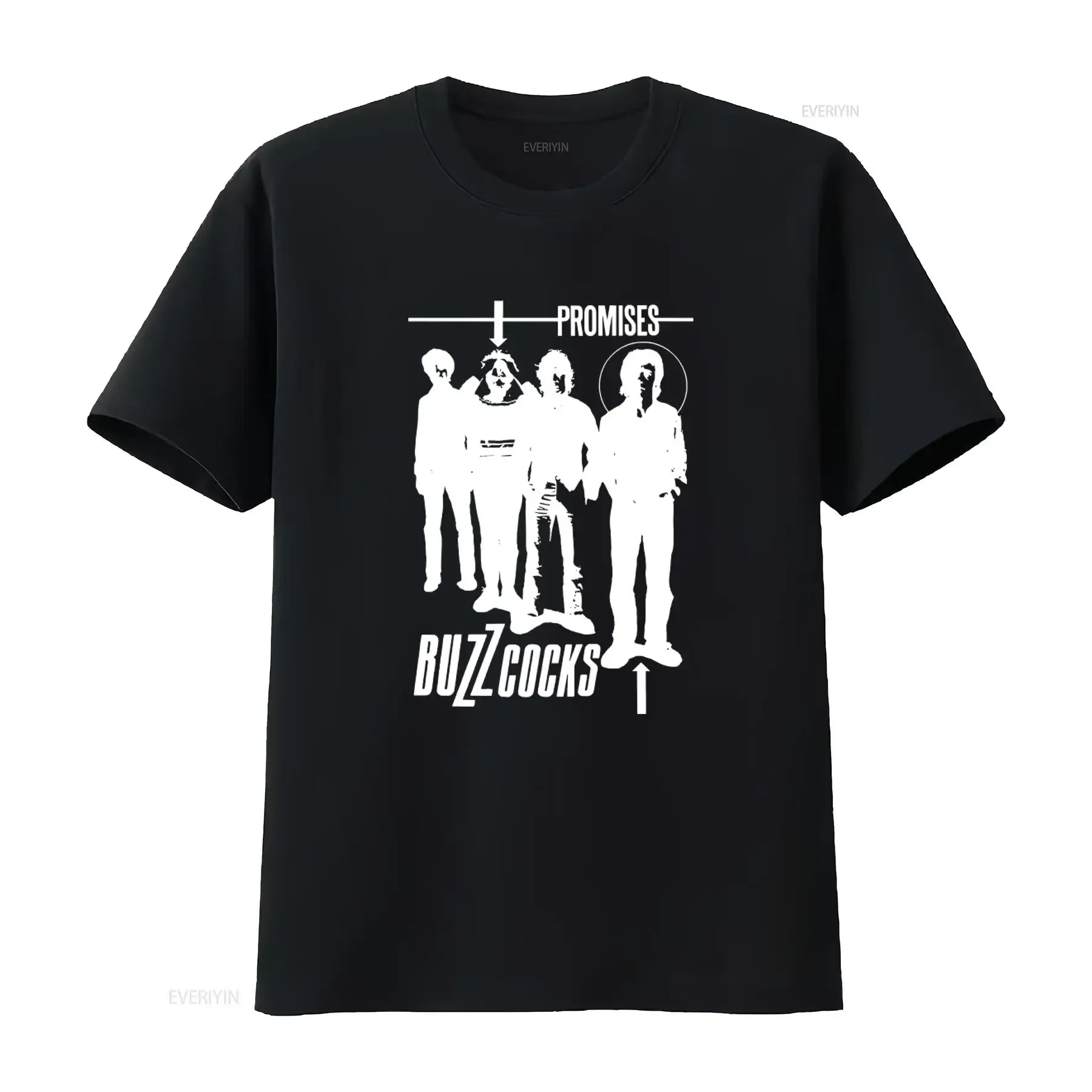 Buzzcocks Promises Music Band Vintage Style Live Poster T Shirt Funny Gamer Cult Movie Design for Adults R799 vintage Washed