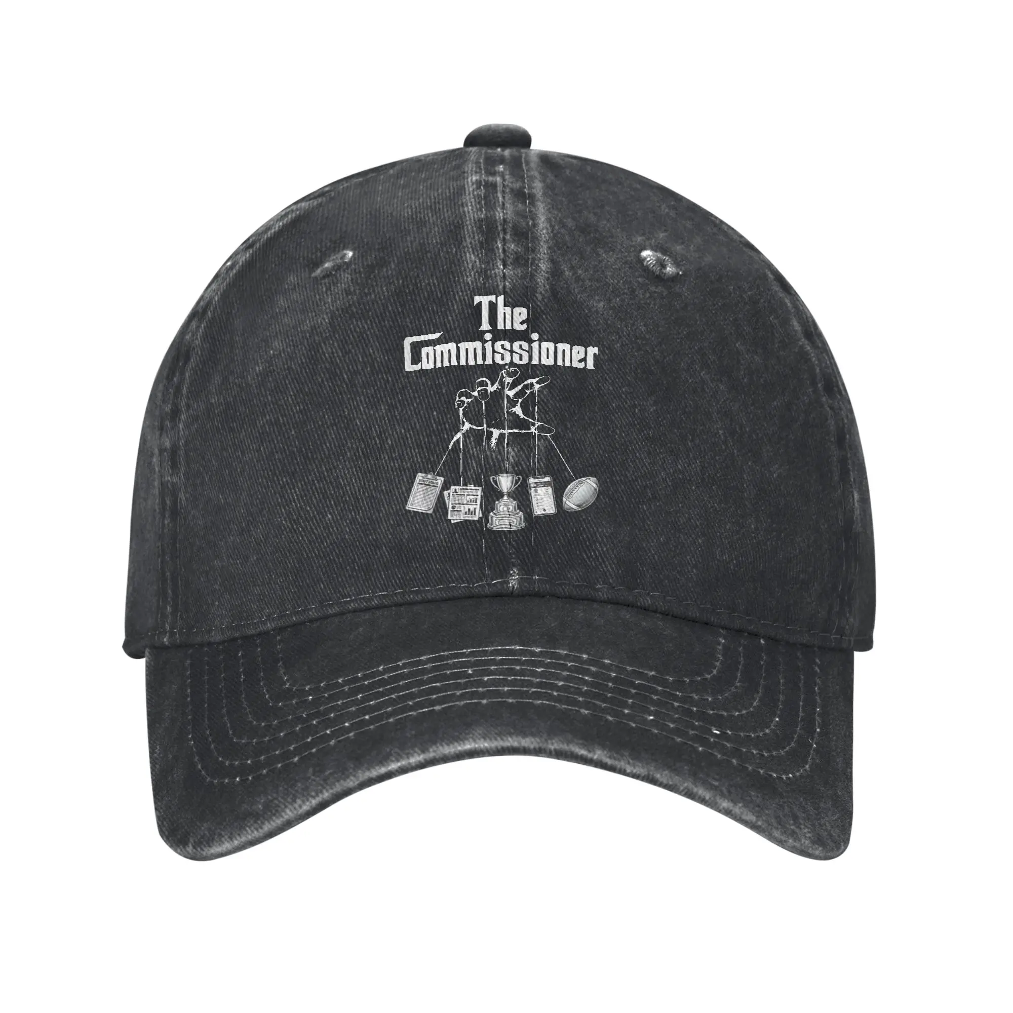 Baseball Cap The Commissioner Fantasy Football Puppet Master Summer Fashion Trucker Hat  Women Men Design Kpop Rock Snapback Cap