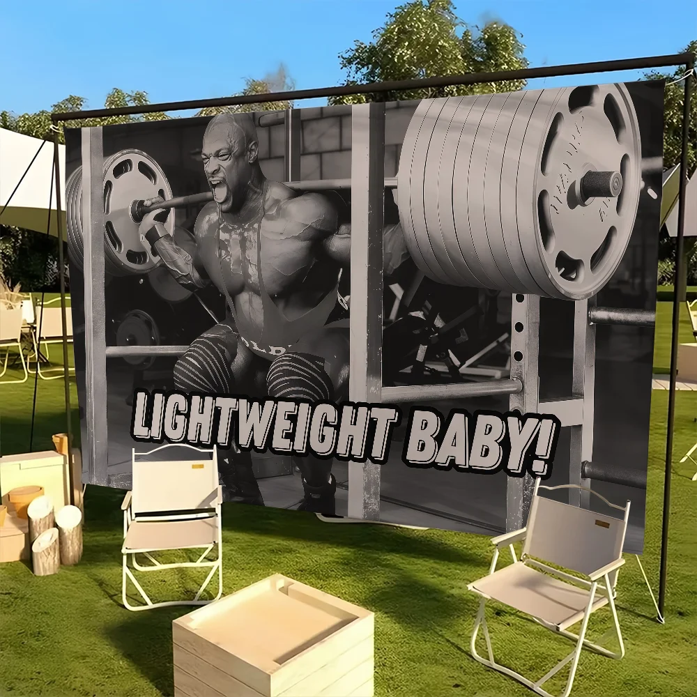 Ronnie C-Coleman LIGHTWEIGHT BABY flag Decoration Outdoor Picnic Party Art Hanging Home Camping Party Banner Best sellers