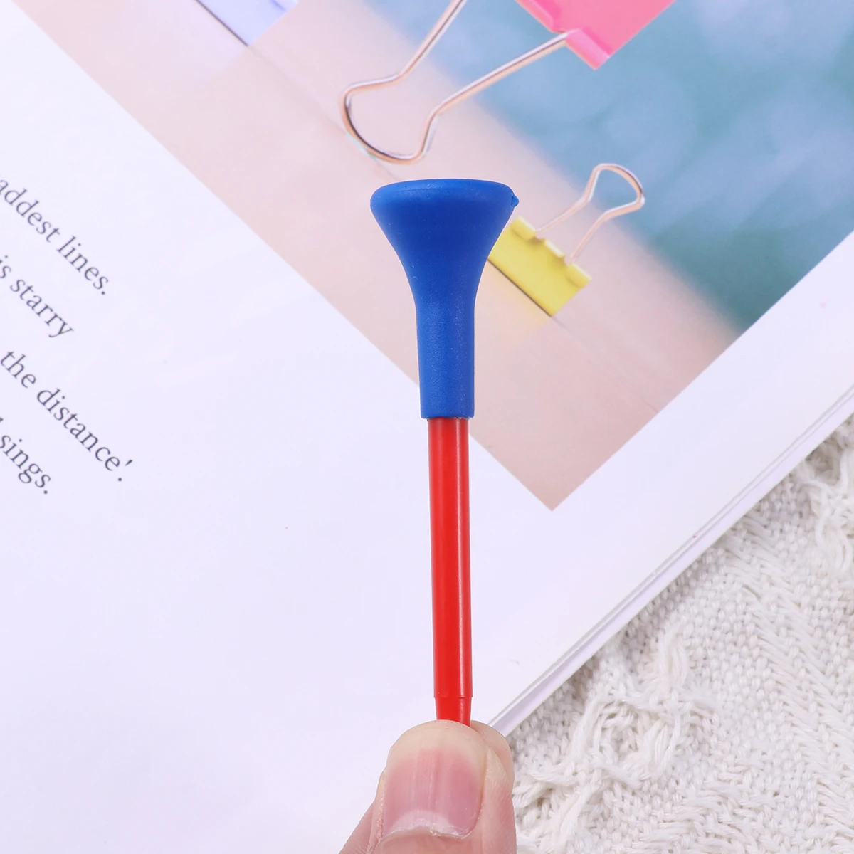 

5Pcs Golf Tees Premium Plastic Training Equipment 5.4cm Horn Tee Lightweight Reusable Compact Accessory for Indoor Outdoor