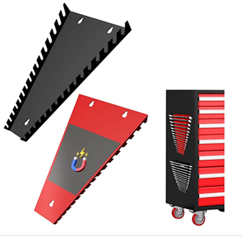 Modular Magnetic Tool Holder Strip For Wrench Storage 16 Slots Modular Magnetic Wrench Organizer B 16 groups