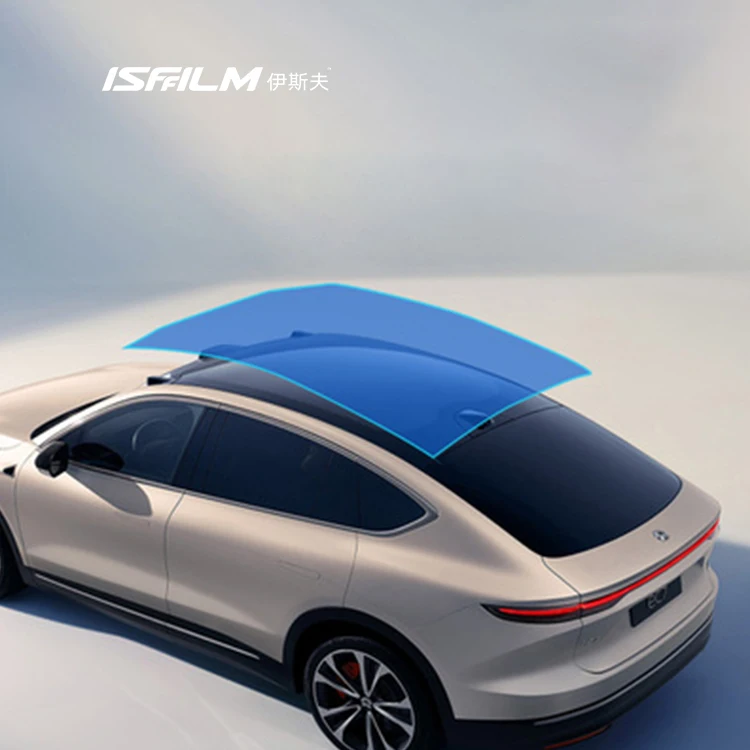

ISF Универсальный люк на крыше, автомобильный поставщик, солнцезащитный крем, самоклеящаяся стеклянная автомобильная панорамная пленка на крыше