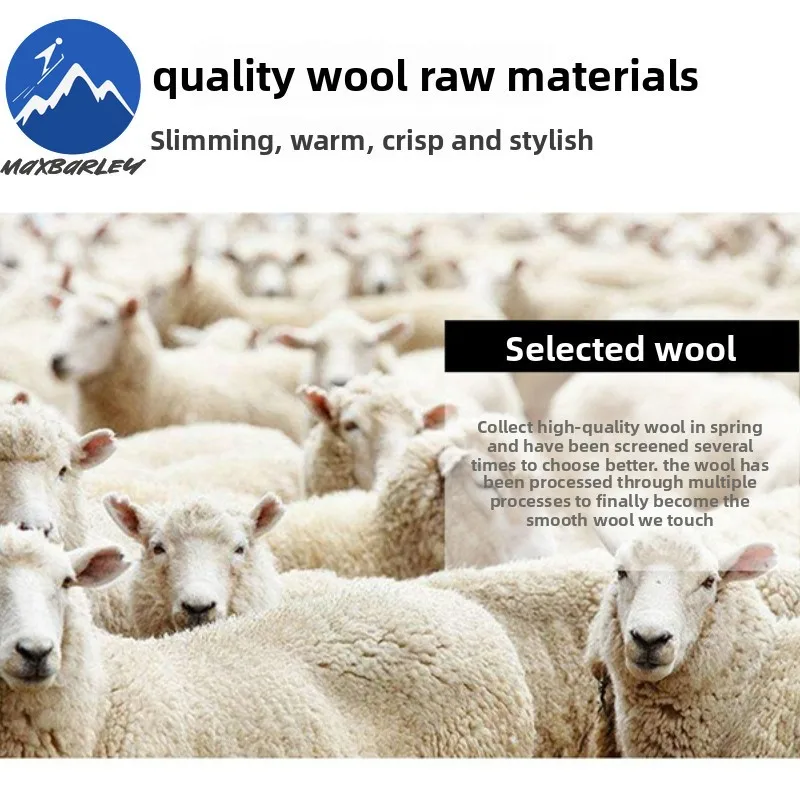 Maxbarley Winter Woolen Coat Men High-end Designer Detachable Goose Down Lined Warm Jacket Business Party Slim Fit Long Overcoat