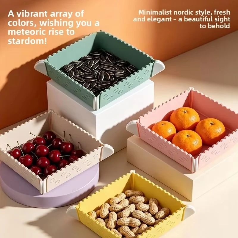 Silicone Anti Scalding Mat Non Slip Easy To Clean Heat Insulation Pad Magnetic Foldable Storage Basket Dining Table Mat