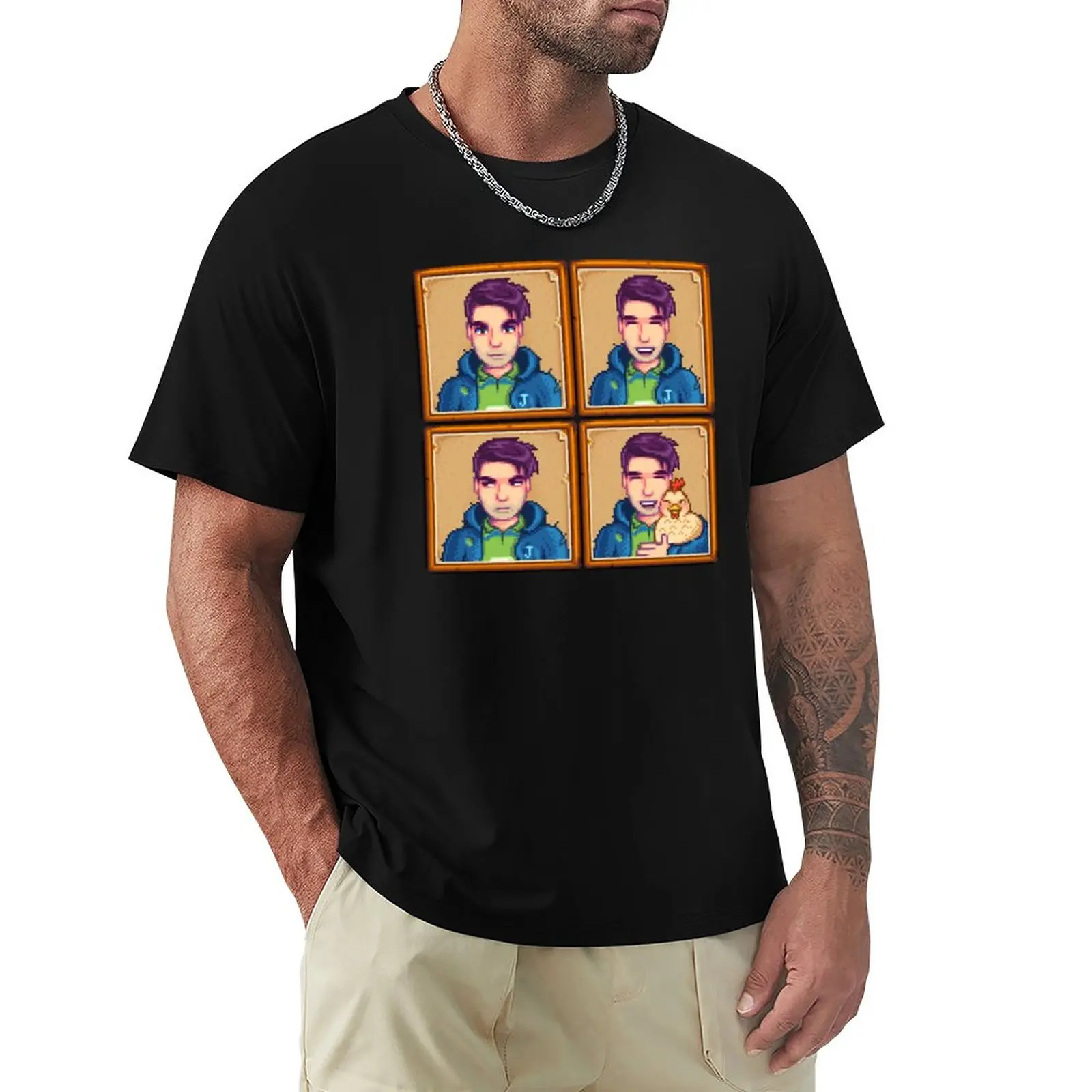 Stardew Valley - Shane T-Shirt for a boy tees summer tops mens graphic t-shirts