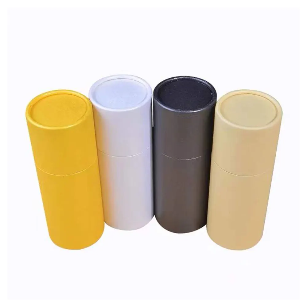 10PCS 5/10/20/30/50/100ml Paper Jar Kraft Paper Box Round Cylinder Oil Bottle Packaging Cardboard Tube Cosmetic Box