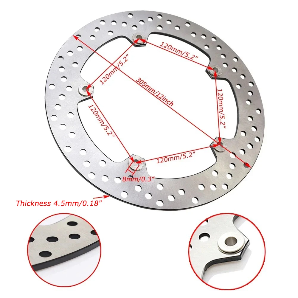 305mm Motorcycle Front Wheel Brake Disks Discs Rotors Fit For BMW F750 F850 GS F850GS F750GS R1250GS LC 2019 R1200GS LC